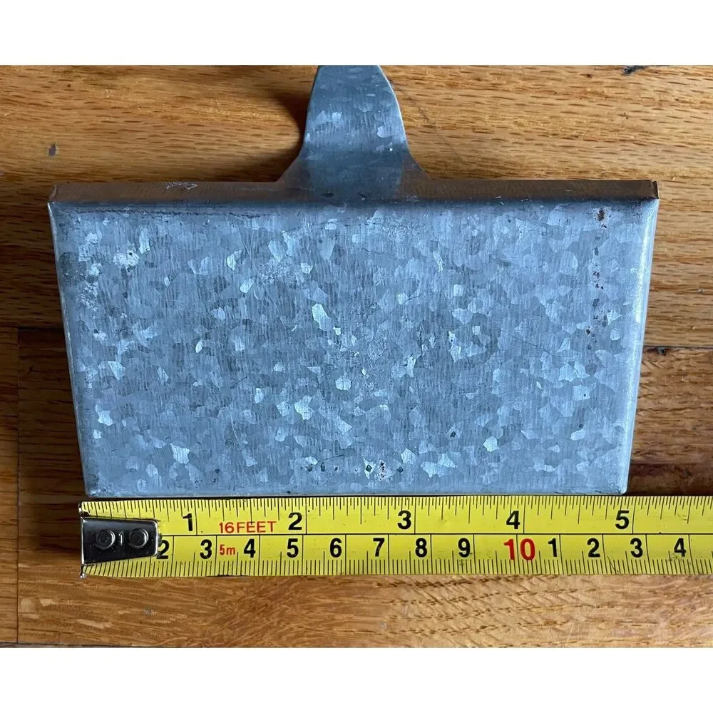 4pc Christmas Stocking Holders Mantel Hooks Galvanized Metal Farmhouse Decor